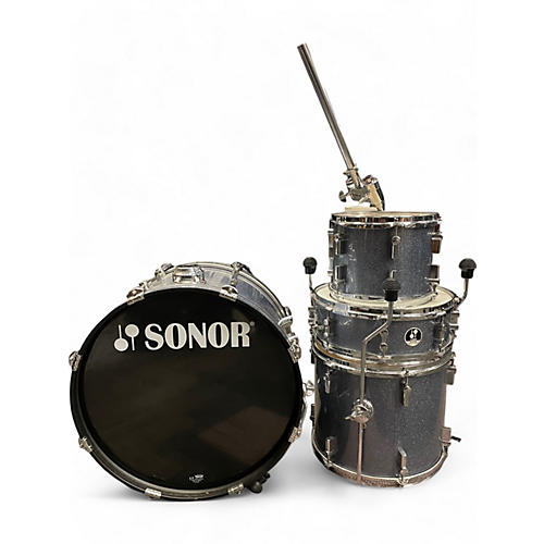 SONOR Used SONOR 4 Piece Player 4 piece Titanium Drum Kit Titanium