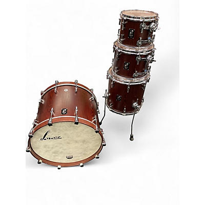 Used SONOR 4 Piece Prolite Stage 3 Walnut Drum Kit