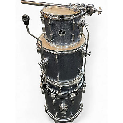 Used SONOR 4 Piece SAFARI BLUE SPARKLE Drum Kit