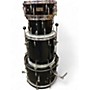 Used SONOR 4 Piece TEARDROP Black Drum Kit Black