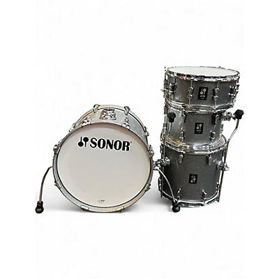 Used SONOR 4 Piece aq2 bop maple Titanium Quartz Drum Kit