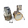 Used SONOR 4 Piece aq2 gold sparkle Drum Kit gold sparkle