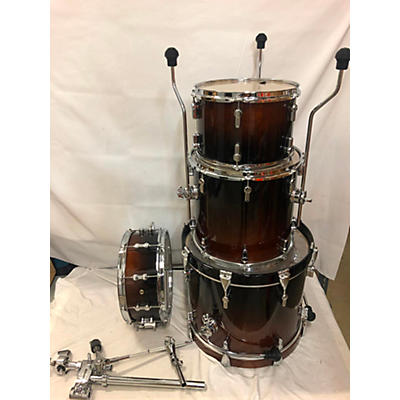 SONOR Used SONOR 4 piece AQ2 Bop Maple 4-Piece Brown Fade Drum Kit