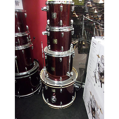 Used SONOR 4 piece FORCE Wine Red Drum Kit