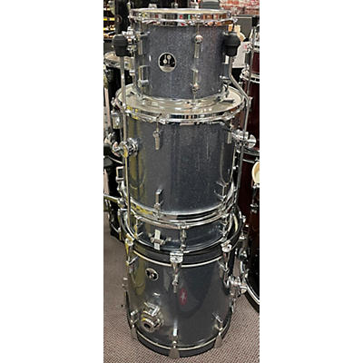 Used SONOR 4 piece SAFARI Silver Sparkle Drum Kit