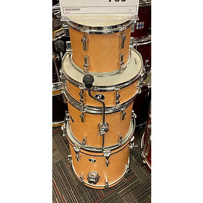 Used SONOR 4 piece SAFARI Unfinished Drum Kit