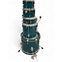 Used SONOR 5 Piece AQ1 Caribbean Blue Drum Kit Caribbean Blue