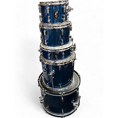 Used SONOR 5 Piece AQX BLUE SPARKLE Drum Kit