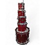 Used SONOR 5 Piece DELITE Cherry Drum Kit Cherry