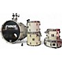 Used SONOR Used SONOR 5 Piece FORCE 3003 WHITE SPARKLE Drum Kit WHITE SPARKLE