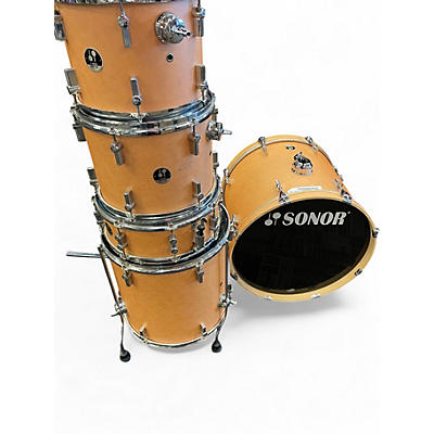 Used SONOR 5 Piece Force 1007 Natural Drum Kit