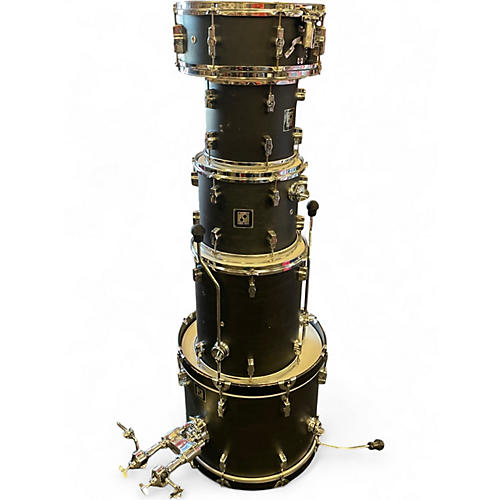 Used SONOR 5 Piece Force 2001 Carbon Black Drum Kit Carbon Black