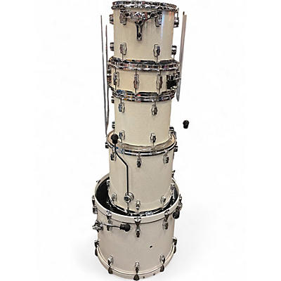 Used SONOR 5 Piece Force 3003 White Drum Kit