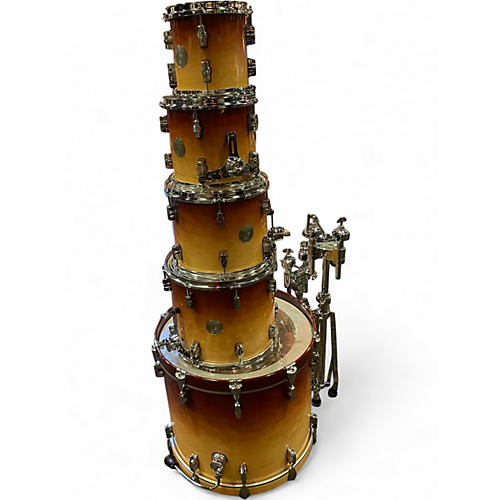 Used SONOR 5 Piece Force 3005 Autumn Fade Drum Kit Autumn Fade