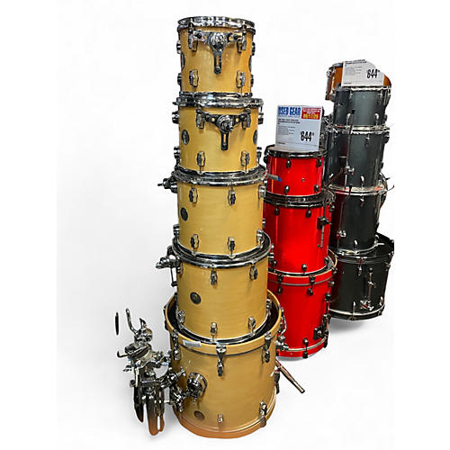 Used SONOR 5 Piece Force 3005 Full Maple Natural Drum Kit Natural