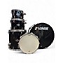 Used SONOR 5 Piece Select Force Studio 5 Piece Black Drum Kit Black