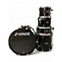 Used SONOR 5 Piece Select Force Studio 5 Piece Black Drum Kit Black
