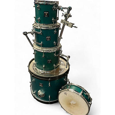 Used SONOR 5 Piece Sonic Plus Teal Drum Kit