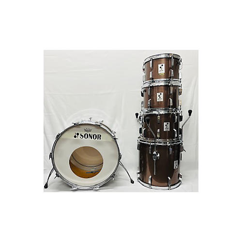 SONOR Used SONOR 5 piece Copper Phonic Copper Drum Kit Copper