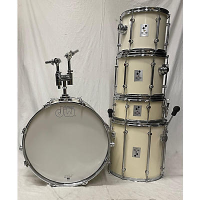 Used SONOR 5 piece Force 2000 White Drum Kit