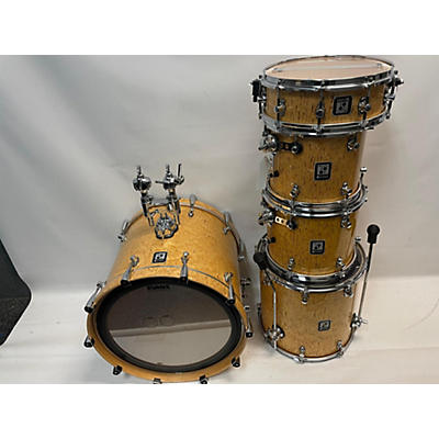 SONOR Used SONOR 5 piece S CLASS VERTICAL GRAIN SPALTED MAPLE Maple Drum Kit