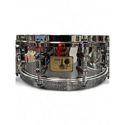 Used SONOR 5X14 Phil Rudd Snare SILVER Drum