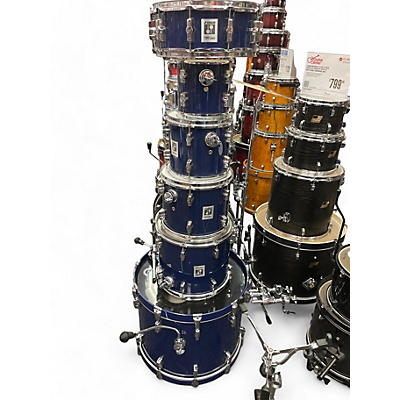 Used SONOR 6 Piece FORCE 3001 Blue Drum Kit