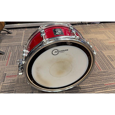 Sonor Used SONOR 6X13 AQX Snare Drum Metallic Red