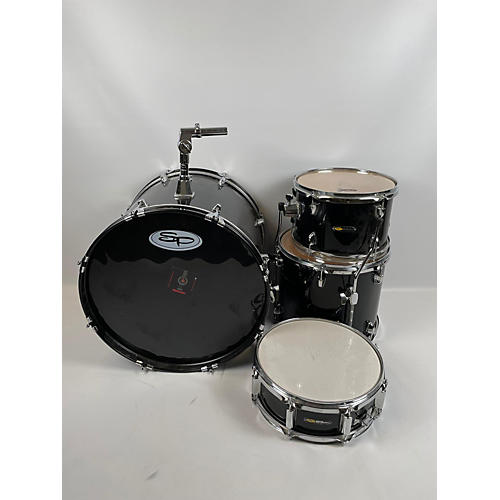 Sound Percussion Used SOUND PERCUSSION 4 piece MISCELLANEOUS Black Drum Kit Black