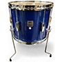 Used SPL 12in Junior Kicker floor tom blue Drum blue 30