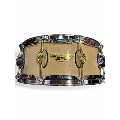 Used SPL 14X6 Velocity Gold Sequin Drum