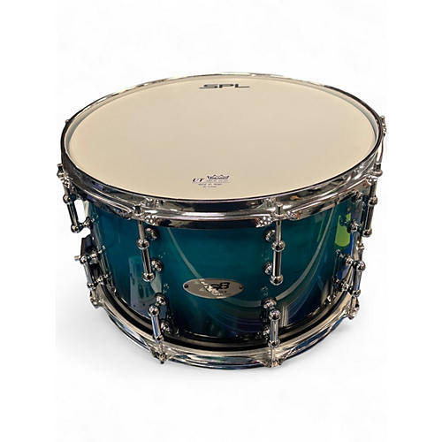 Used SPL 14X8 468 Series Snare Drum Turquoise Drum Turquoise 216