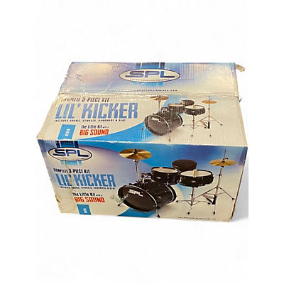 Used SPL 3 Piece Lil' Kicker Complete 3 Piece Set Wine Red Drum Kit