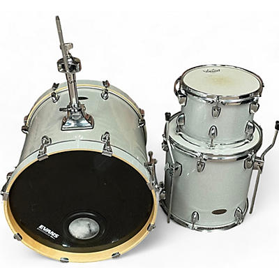 SPL Used SPL 3 Piece STREET BOP SILVER METALLIC GLITTER Drum Kit