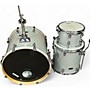 Used SPL Used SPL 3 Piece STREET BOP SILVER METALLIC GLITTER Drum Kit SILVER METALLIC GLITTER