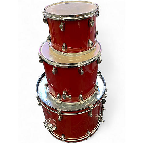 Used SPL 3 Piece UNITY 2 RED Drum Kit RED