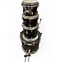 Used SPL 4 Piece 4 PIECE ACOUSTIC DRUMS Black Drum Kit Black
