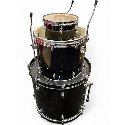 Used SPL 4 Piece 4 PIECE SHELL PACK BLACK Drum Kit