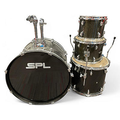 Used SPL 4 Piece UNITY Metallic Green Drum Kit