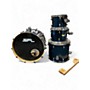 Used SPL 4 Piece Velocity Metallic Blue Drum Kit Metallic Blue