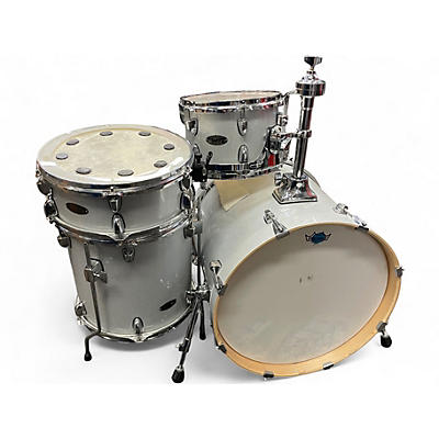 Used SPL 4 Piece Velocity Street Bop Kit Silver Sparkle Drum Kit