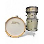 Used SPL 4 Piece velocity street bop Silver Sparkle Drum Kit Silver Sparkle