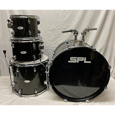 Used SPL 4 piece UNITY II Drum Kit Black Drum Kit