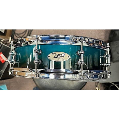 SPL Used SPL 4X14 468 SERIES SNARE Drum TURQUOISE FADE