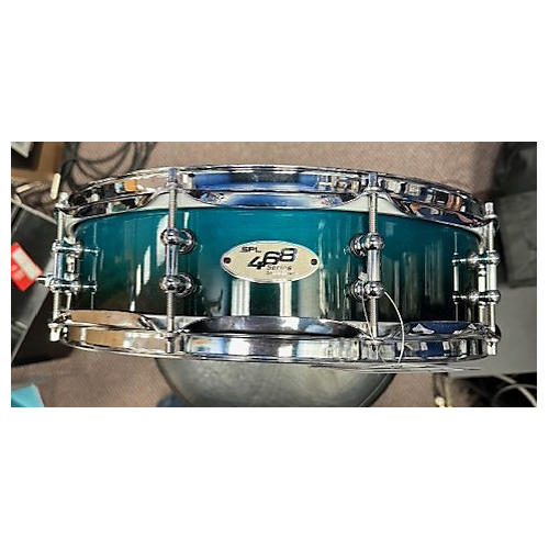 SPL Used SPL 4X14 468 SERIES SNARE Drum TURQUOISE FADE TURQUOISE FADE 2