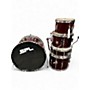 Used SPL 5 Piece 5 PIECE KICKER Red Drum Kit Red