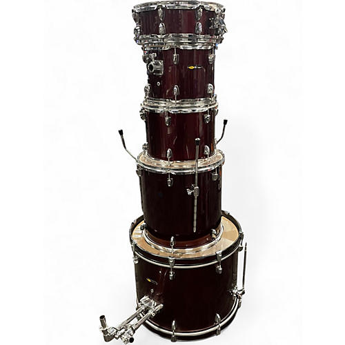 Used SPL 5 Piece 5 PIECE Wine Red Drum Kit Wine Red