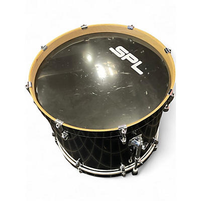 Used SPL 5 Piece 5 Piece Drum Kit Black Drum Kit