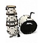 Used SPL 5 Piece Drum set White Drum Kit White