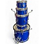 Used SPL 5 Piece JUNIOR KICKER Blue Drum Kit Blue